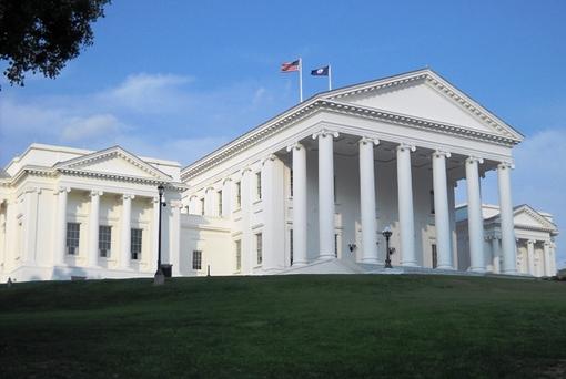 Virginia State Capitol, designed by Thomas Jefferson